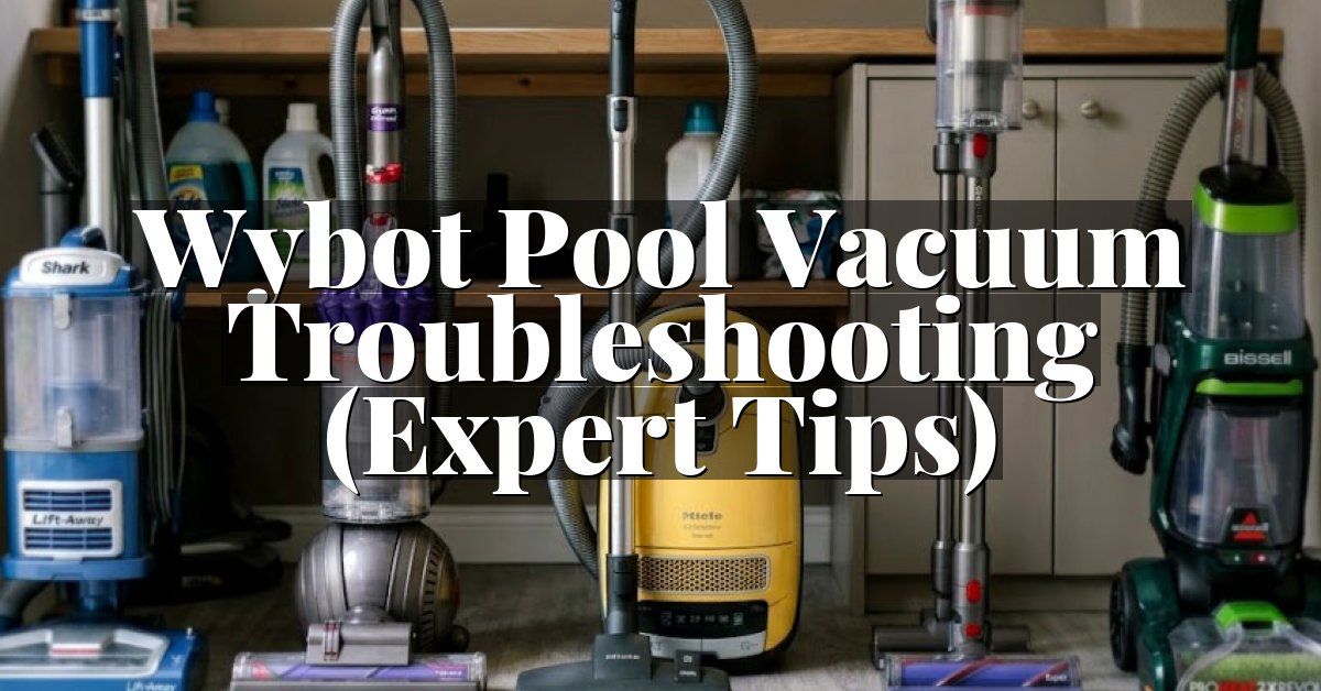 Wybot Pool Vacuum Troubleshooting (Expert Tips)