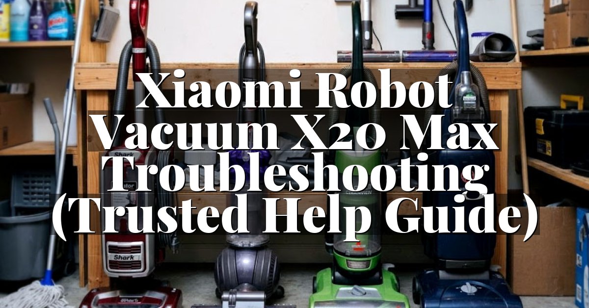 Xiaomi Robot Vacuum X20 Max Troubleshooting (Trusted Help Guide)