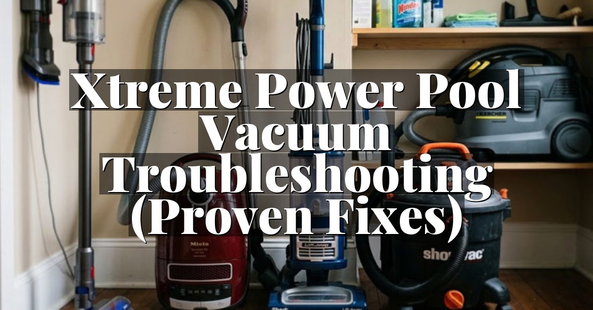 Xtreme Power Pool Vacuum Troubleshooting (Proven Fixes)