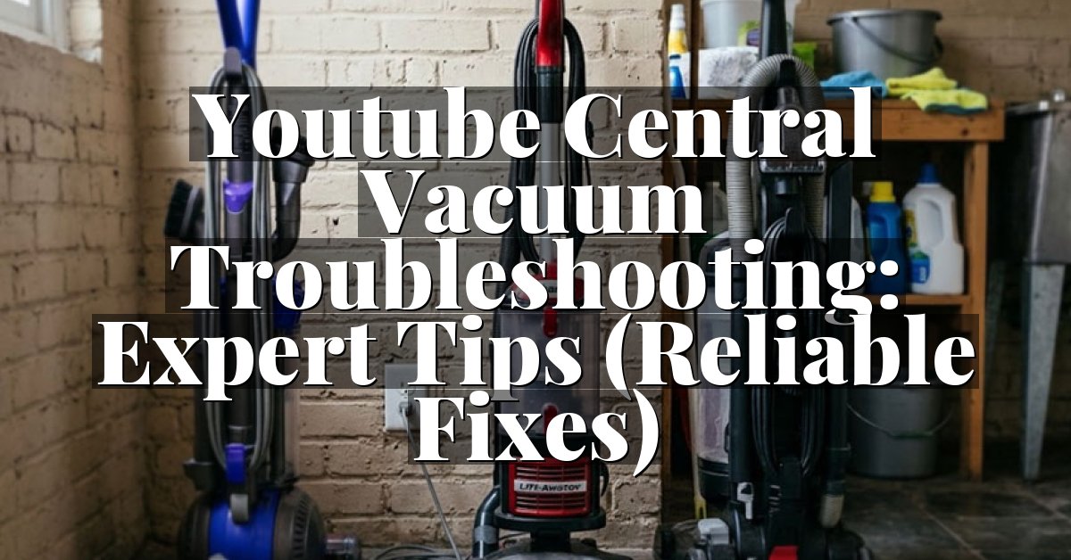 Youtube Central Vacuum Troubleshooting: Expert Tips (Reliable Fixes)